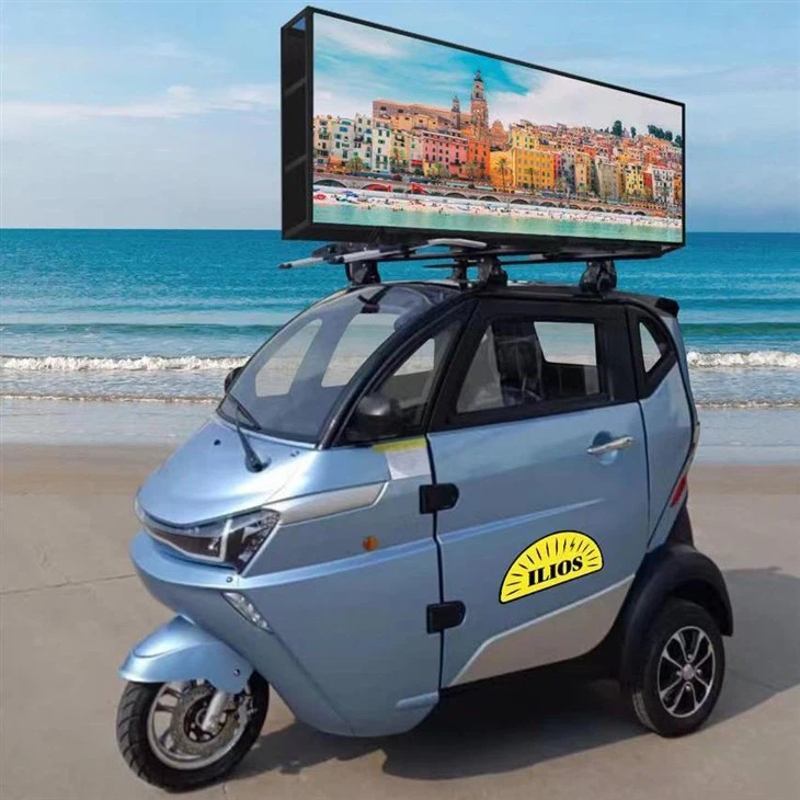 EEC Electric Tricycle, New Trend 3-Wheeler Motorcycle With Closed Cabin